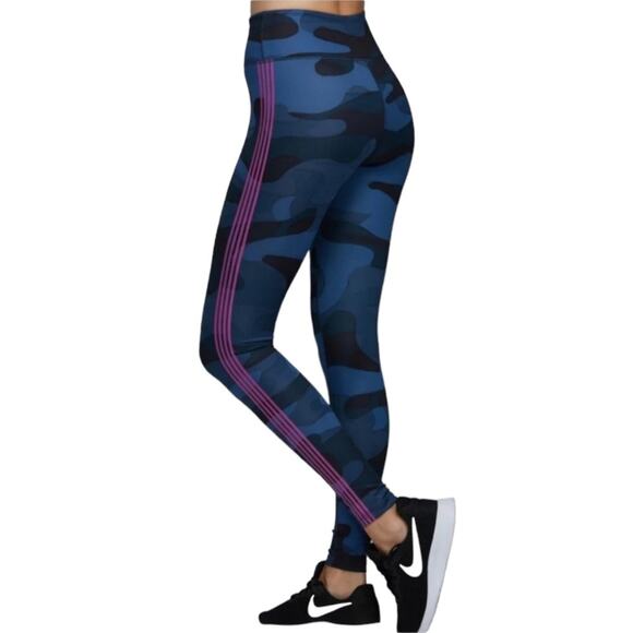 Noli High Rise Leggings Blue Camo - Picture 3 of 9